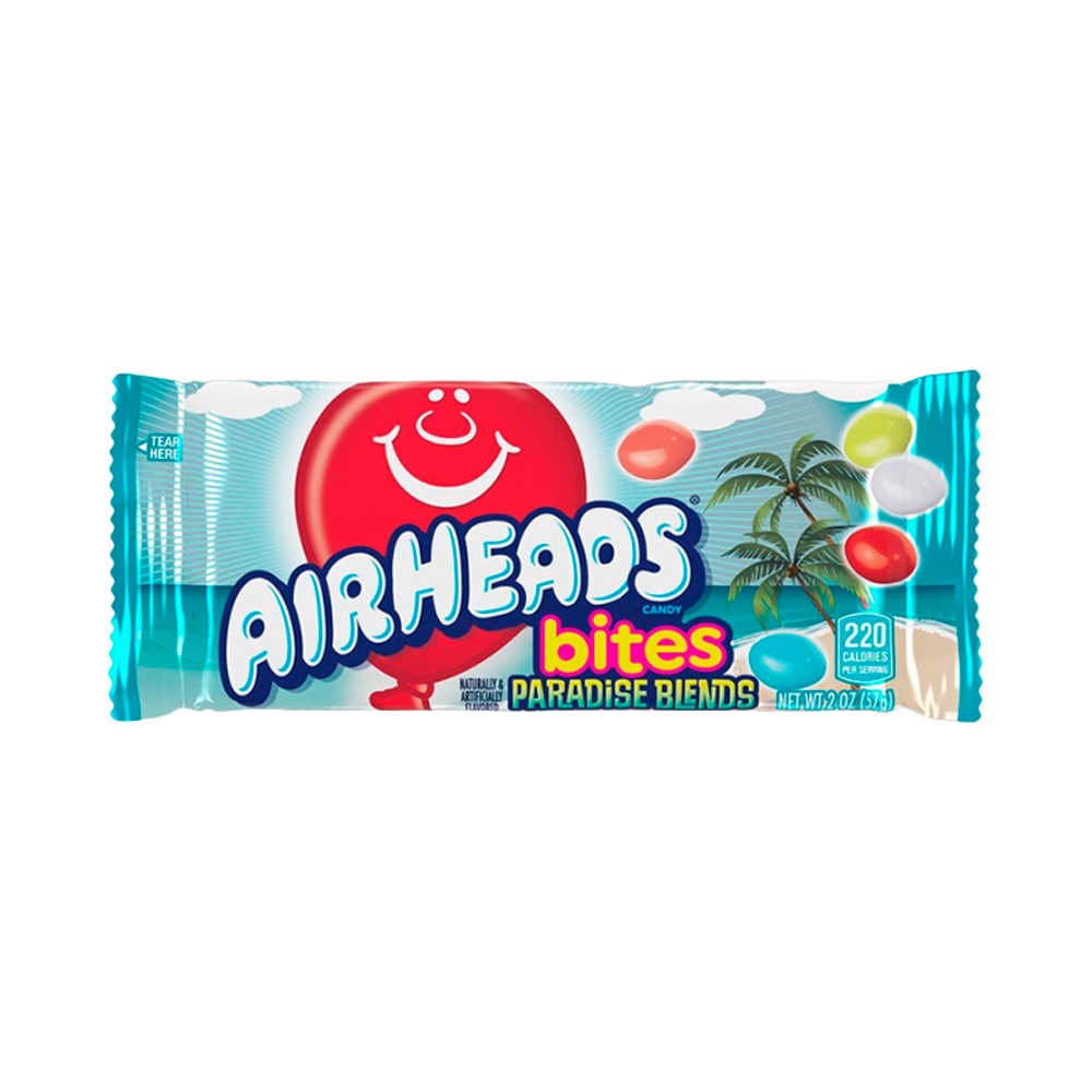 Жев.конфета AirHeads BITES PARADISE BLENDS    57гр