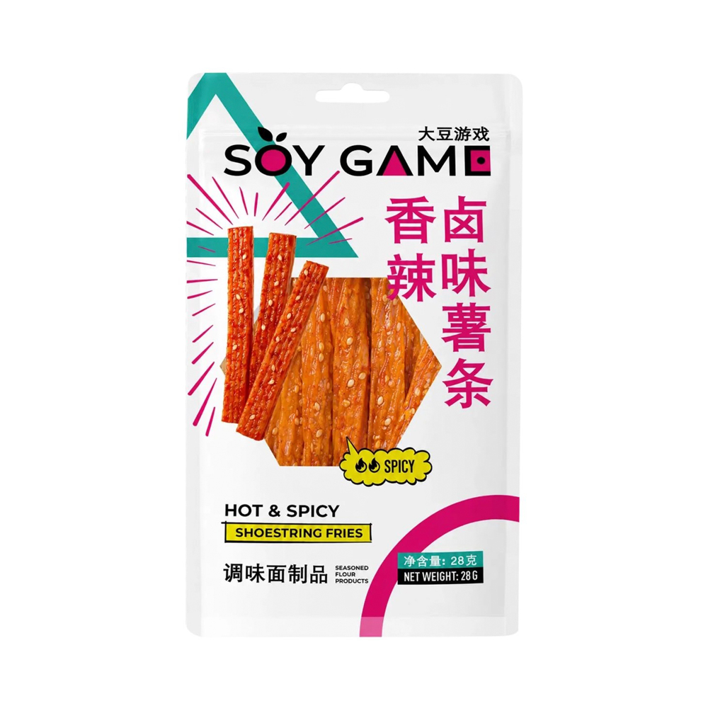 Снек Soy Game Hot & Spicy Shoestring Fries   28гр
