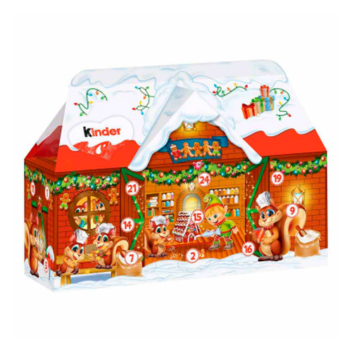 Шоколад фигурный Kinder XMAS Mini Mix 3D  234гр