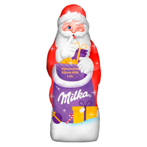 Шоколад фигурный Milka Weihnachtsmann Alpenmilch   175гр