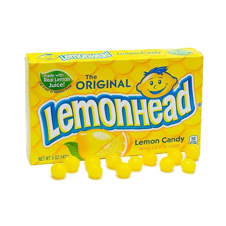 Конфеты Lemonhead Оригинал Лимон 23гр желтый