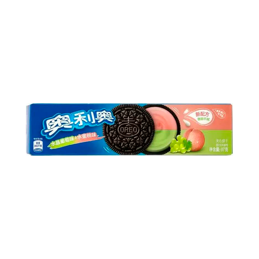 Печенье Oreo Crystal Grape & Peach    97гр