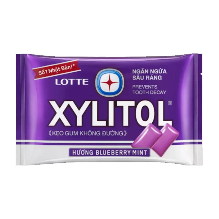 Жев.резинка Xylitol Blueberry Mint (блистер)   11,6гр