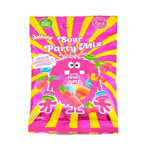 Мармелад Jellopy Sour Party Mix 80гр