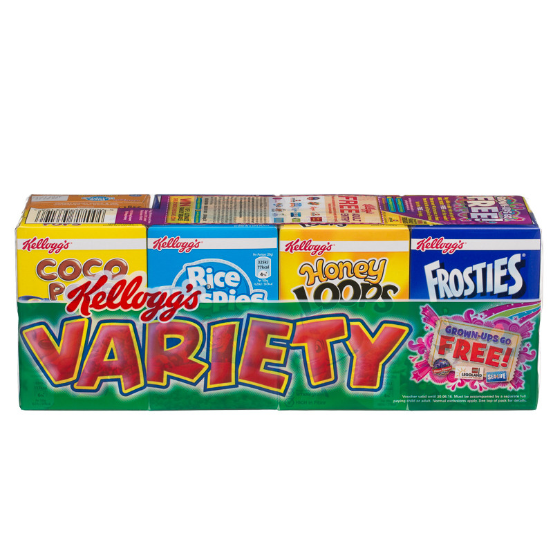 Kelloggs Сухие завтраки Kellogs   Variety DISNEY 4в1  204g #