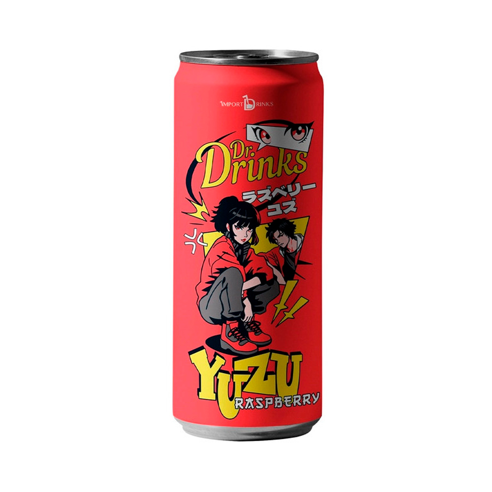 Газ.напиток DR.DRINKS Yuzu-raspberry   330мл