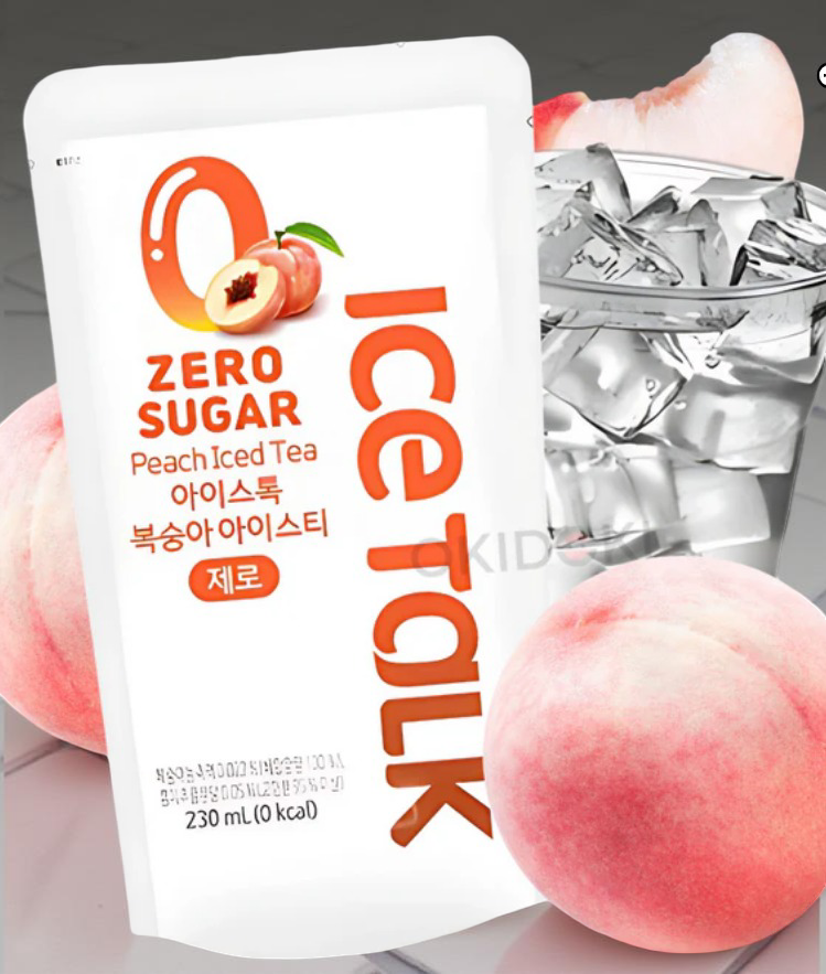 Напиток безалкогольный ICE TALK ZERO SUGAR PEACH ICE TEA    230мл
