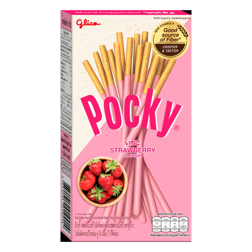 Бисквитные палочки Pocky Клубника    45гр