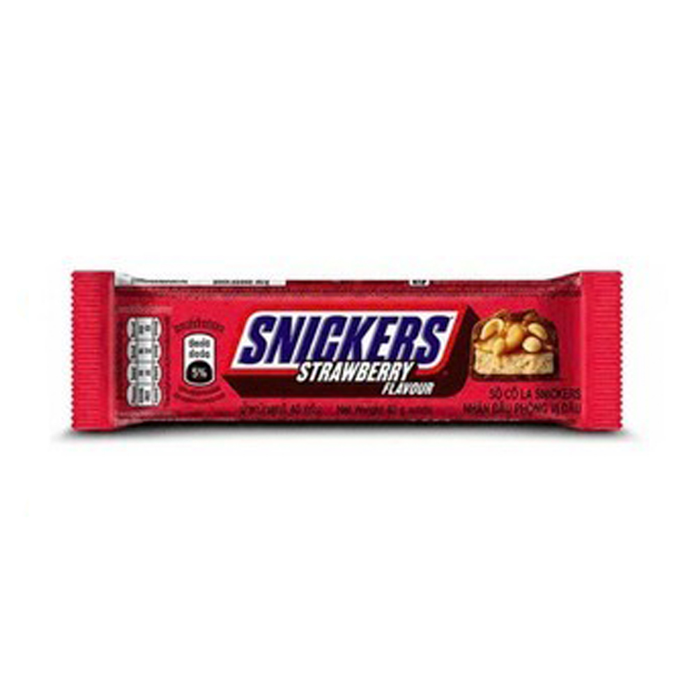 Шоколадный батончик Snickers Strawberry Flavour   40гр