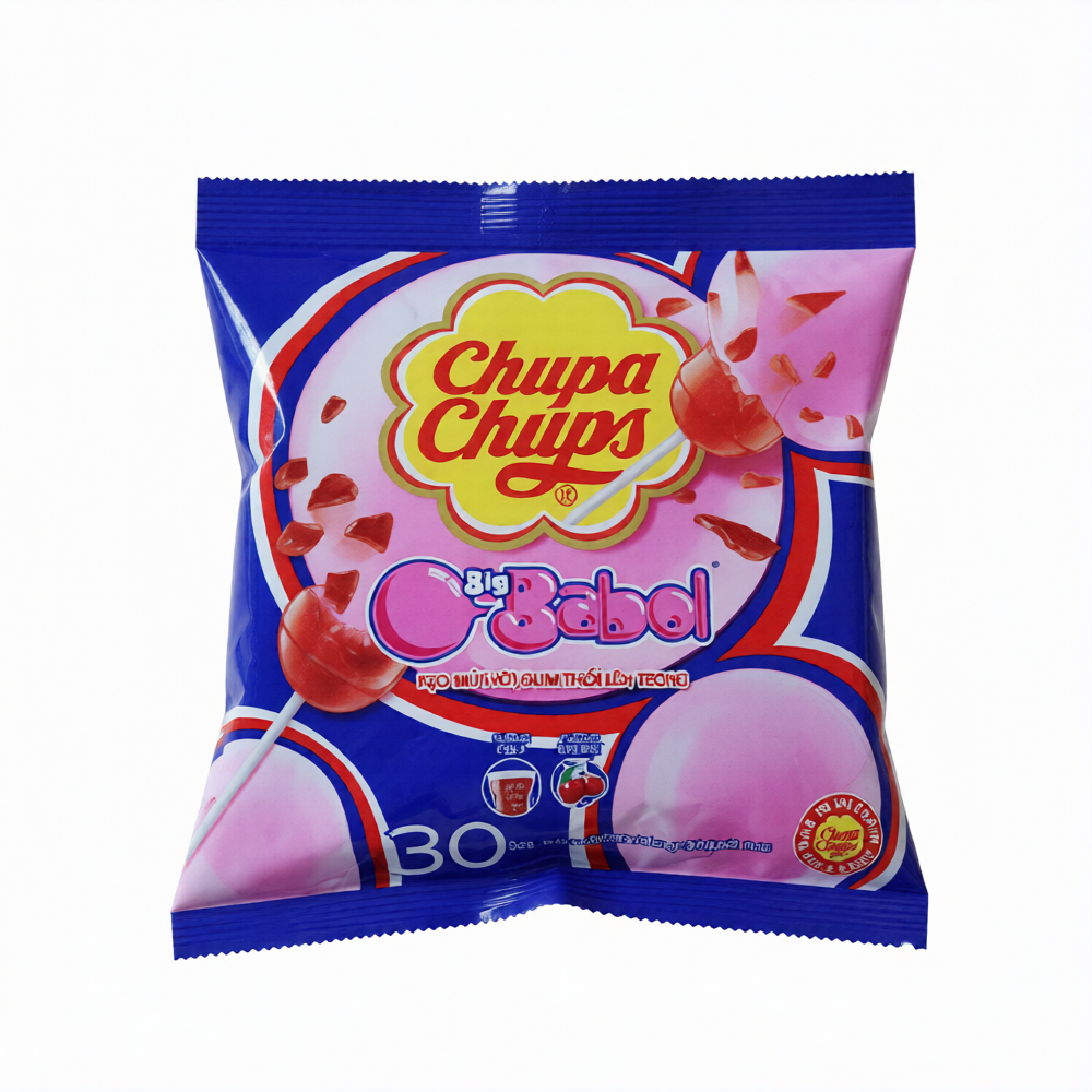 Леденцы Chupa Chups Big Babol (Cherry&Cola)   450гр