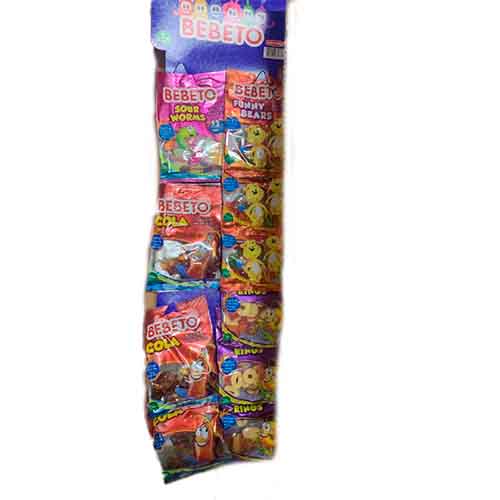 Мармелад Bebeto Микс 4 вкуса ассорти 70гр