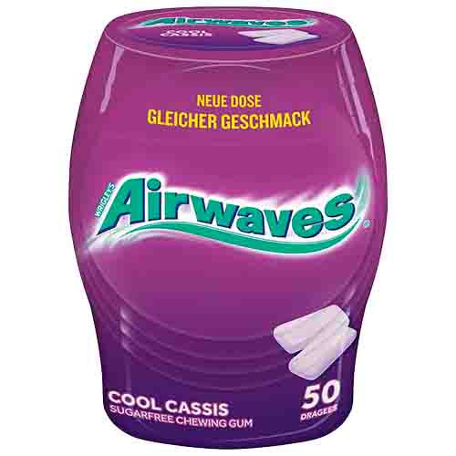 Жевательная резинка Wrigley's Airwaves Cool Cassis 70гр