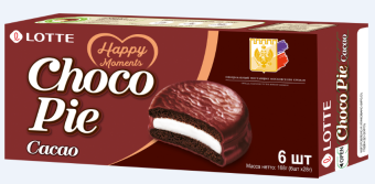 Печенье Lotte CACAO   168гр