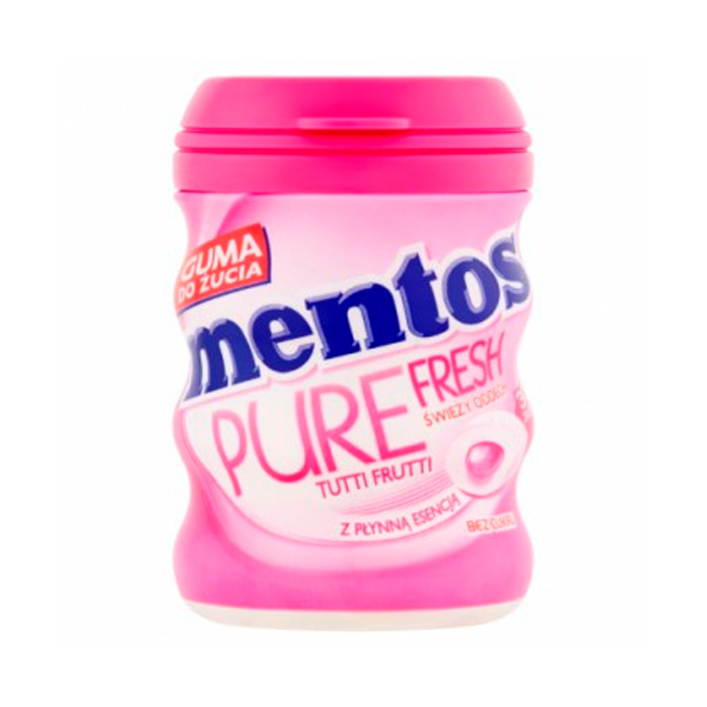 Жев.резинка Mentos Pure Fresh Tutti Frutti  банка 60гр