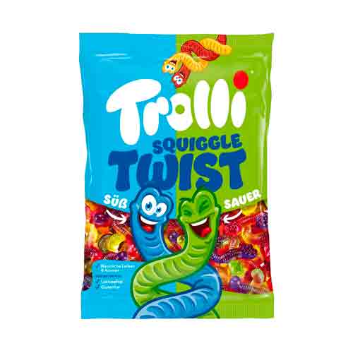 Жев.мармелад Trolli Squiggle Twist  (Букашки-обнимашки)  150гр