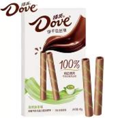 Вафельные трубочки Dove Матча 40гр