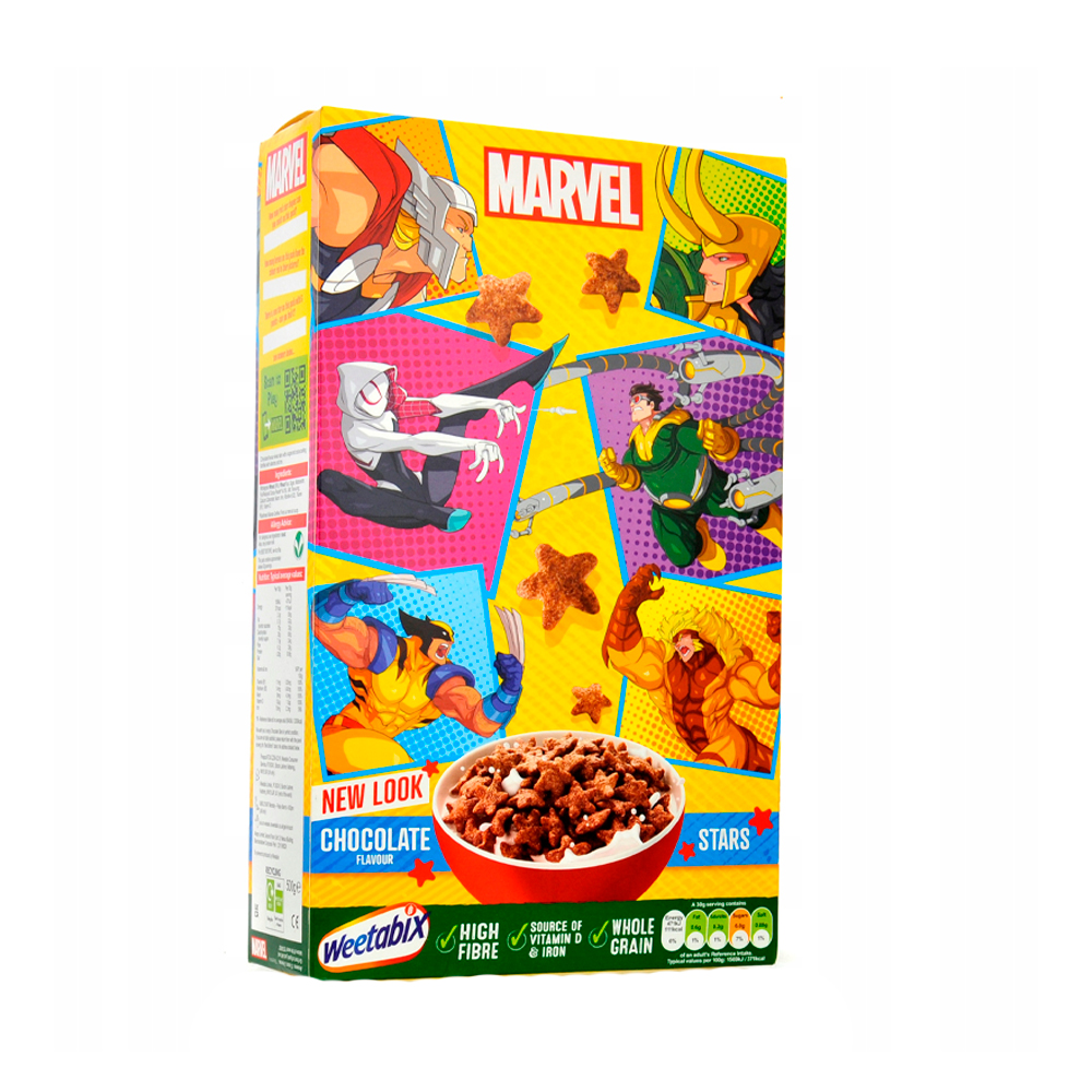 Готовый завтрак Weetabix Marvel Chocolate   500гр