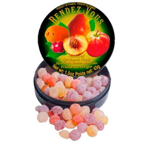 Леденцы Rendez Vous Orchard Fruit    43гр