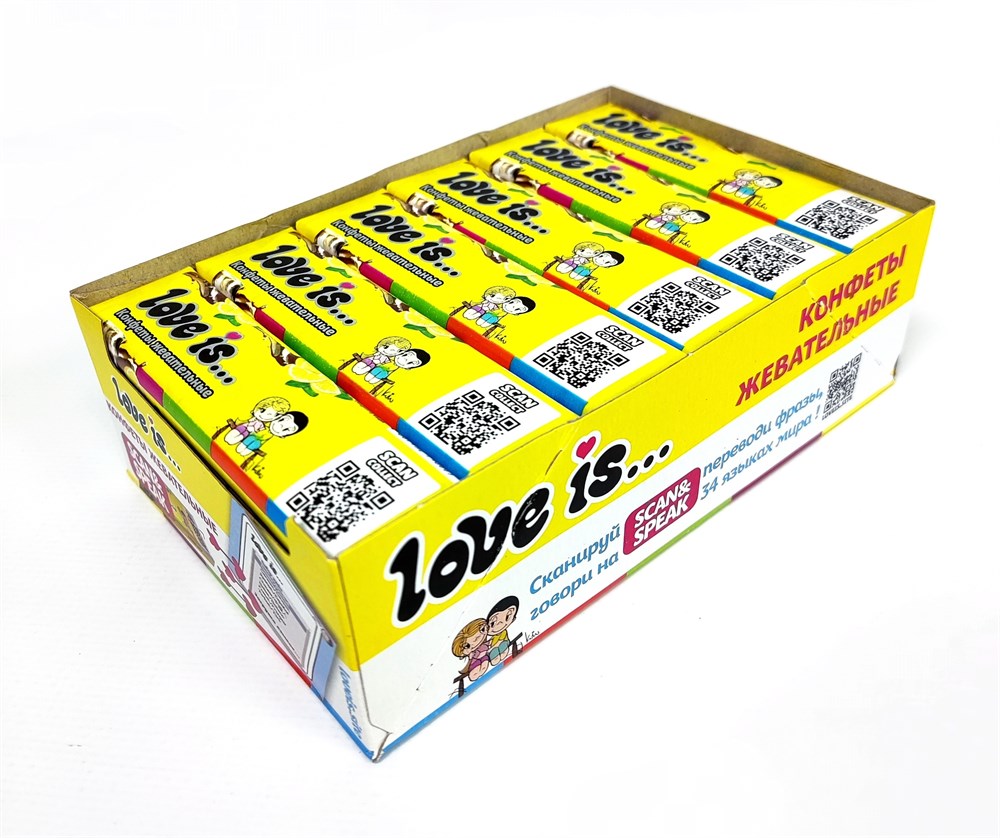 Жев.конфета Love is Кола Лимон    20гр