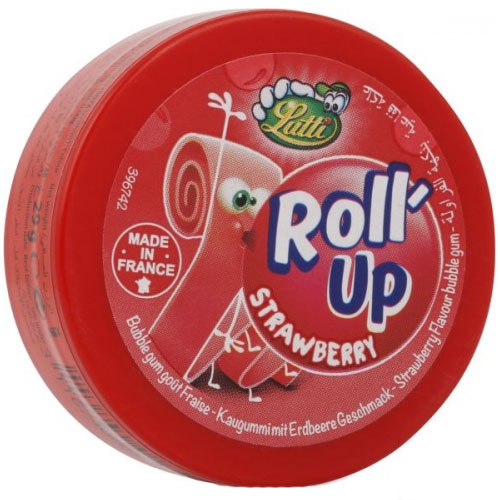 Жев.резинка Lutti Roll-up Strawberry   29гр
