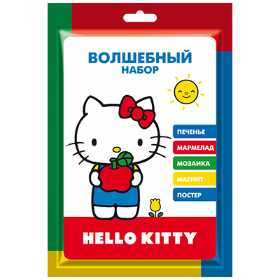 Жев. мармелад HELLO KITTY набор Волшебный пакет с подарками (комплект 2) 10гр.