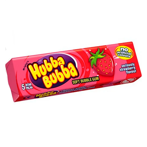 Жев.резинка Hubba Bubba Strawberry   35гр