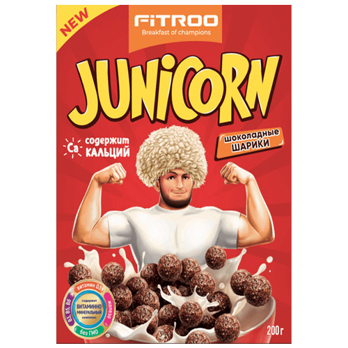 Готовый завтрак JUNICORN шоколадный    200гр