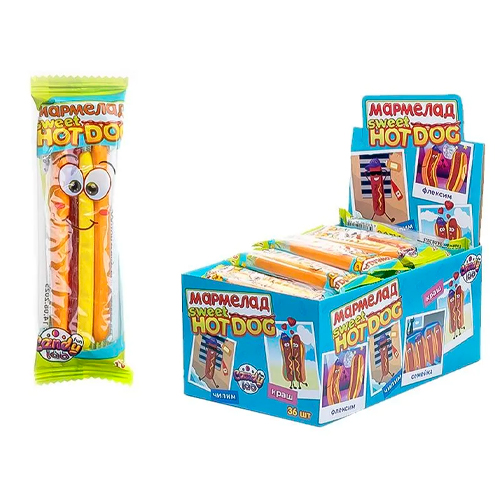 Жев. мармелад Sweet Hot-Dog 18гр