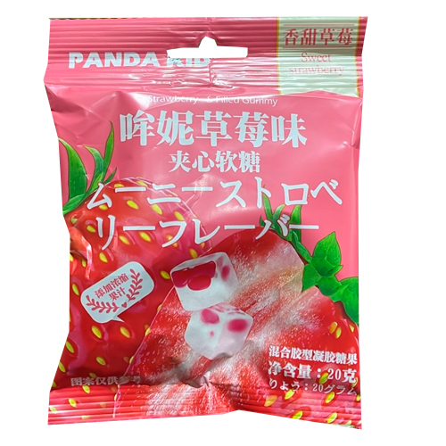 Мармелад Panda Kid Клубника 20гр.