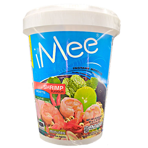 Лапша iMEE со вкусом креветки 65гр стакан