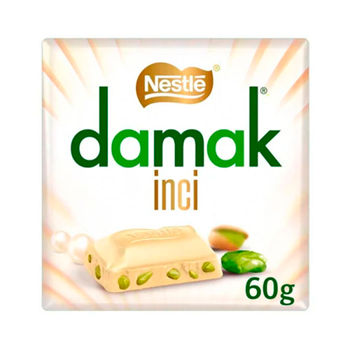 Шоколад Nestle Damak Inci белый шоколад с фисташками   60гр