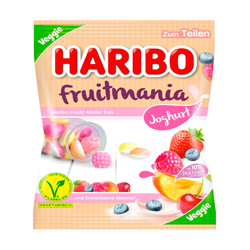 Жев.мармелад Haribo Fruitmania Joghurt   160гр