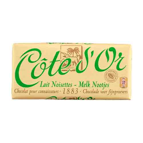 Шоколад Cote D'or Milk&Nuts с цельным фундуком 150гр