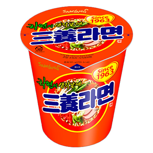 Лапша Samyang Cup Ramen острая со вкусом говядины   65гр