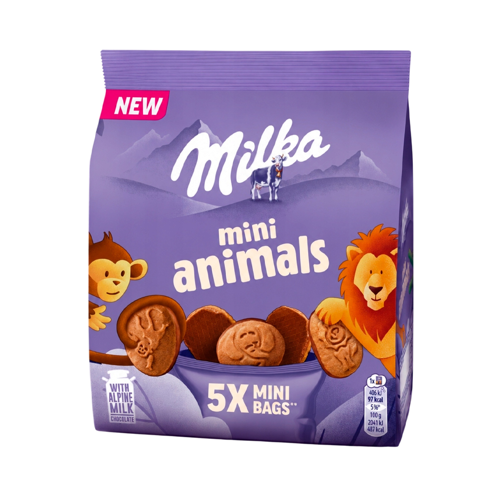 Печенье Milka Animals mini   99,5гр