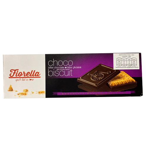Печенье Fiorella Choco Biscuit в темном шоколаде 102гр