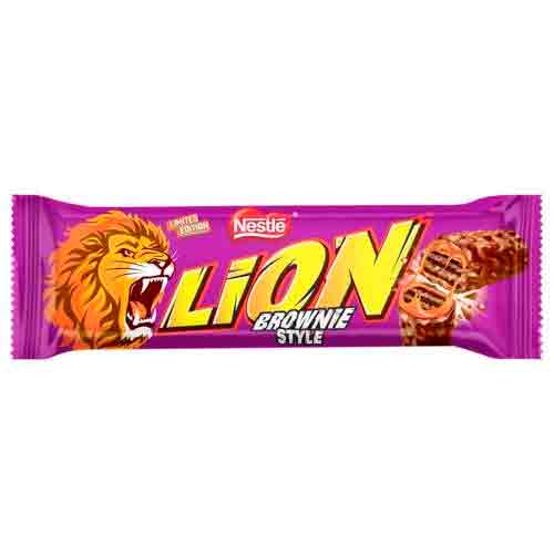 Батончик Nestle LION Brownie   40гр