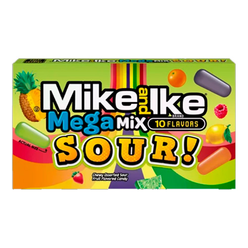 Конфеты Mike&Ike Mega Mix Sour   120гр