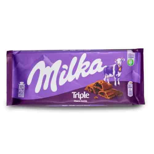Шоколад Milka Triple Choco   90гр