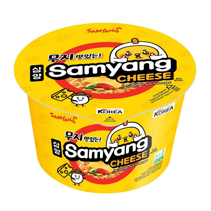 Лапша Samyang Cheese Big Bowl со вкусом сыра  105гр