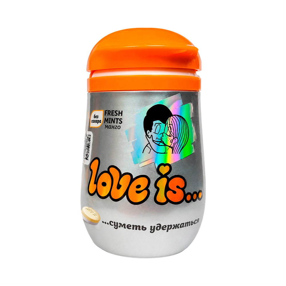 Конфеты Love is освежающие со вкусом манго  45гр