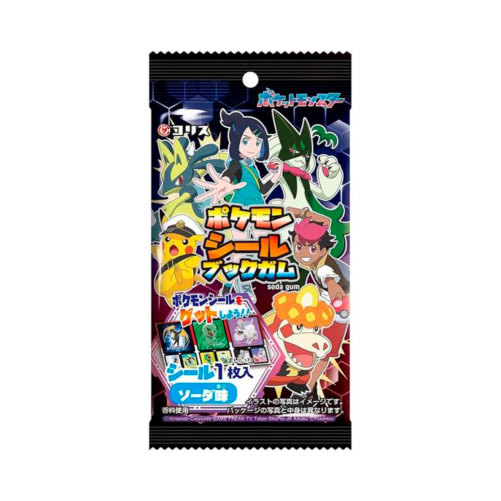Жев.резинка Coris Pokemon Seal Book с наклейками   3,5гр