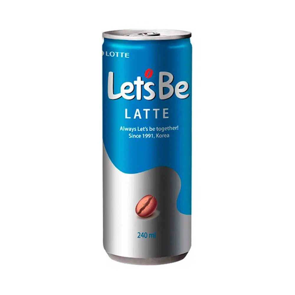 Напиток кофейный Lotte Let's Be Latte   240мл
