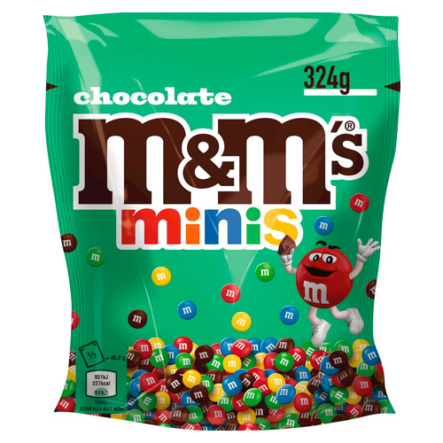 Драже M&Ms Minis Chocolate   324гр