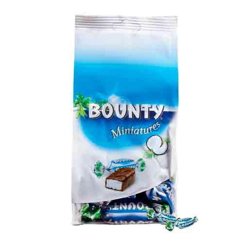 Конфеты Bounty Miniatures Travel Edition 220гр