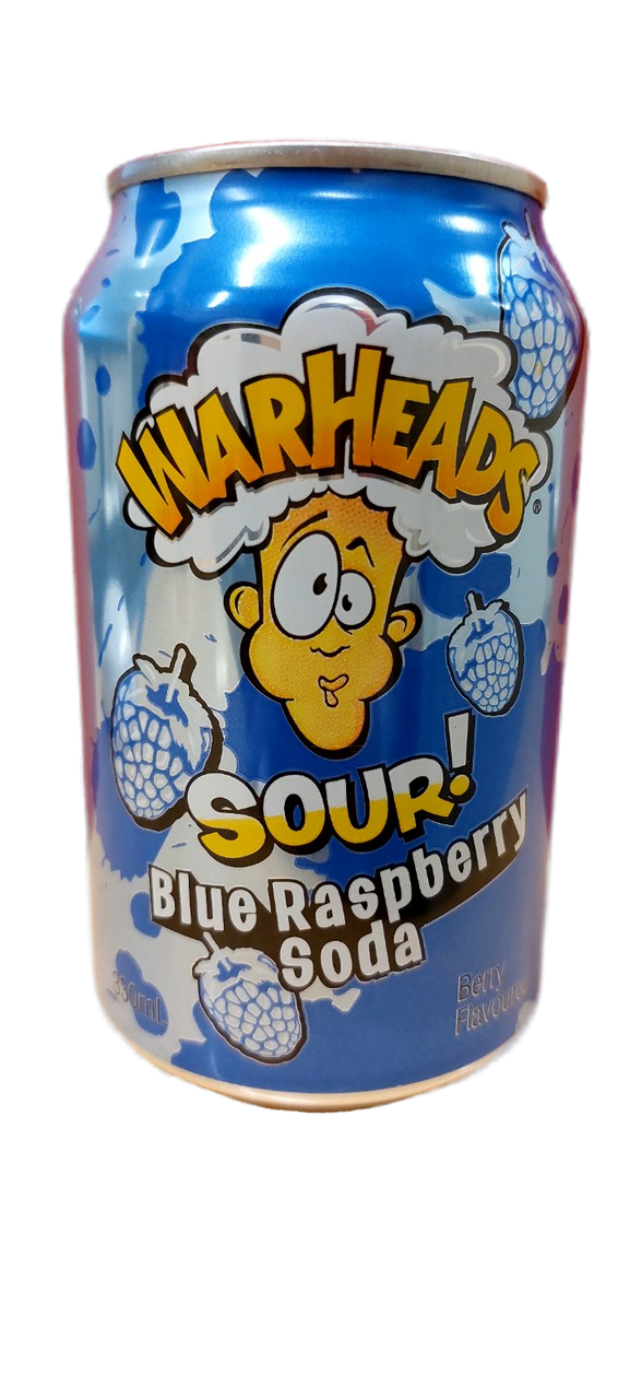 Газ.напиток Warheads BLUE RASPBERRY SODA    ж/б 330мл