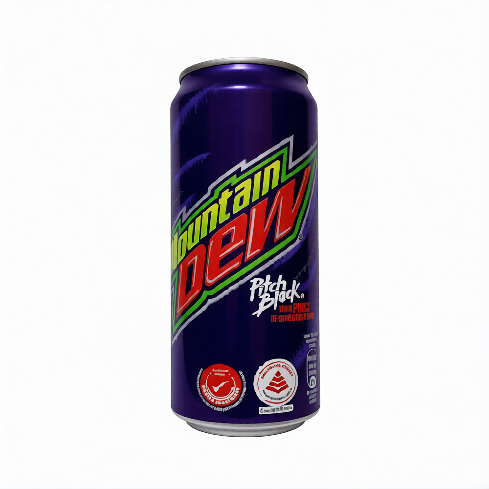 Газ.напиток Mountain Dew Pitch Black   320мл