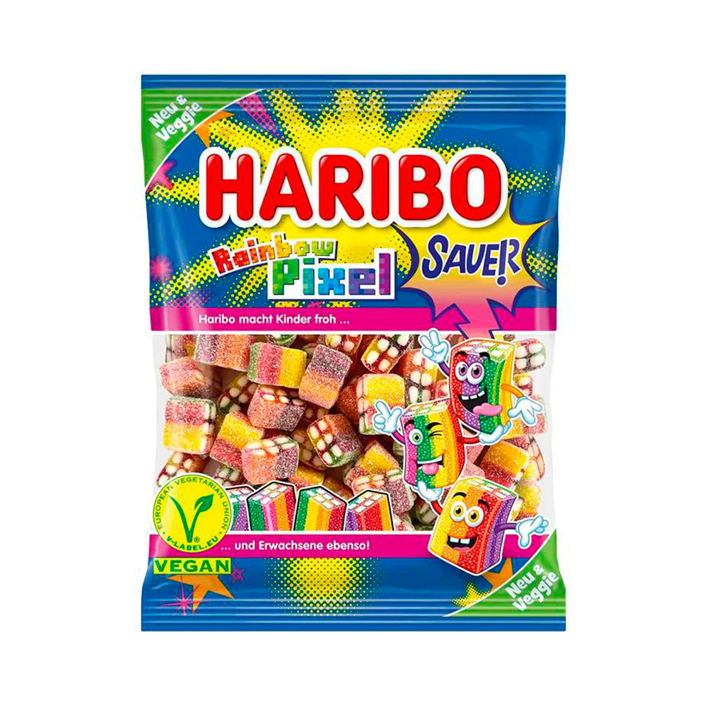 Жев.мармелад Haribo Rainbow Pixel Sauer   160гр