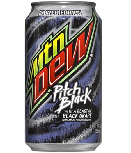Газ.напиток Mountain Dew Pitch Black  США  355мл