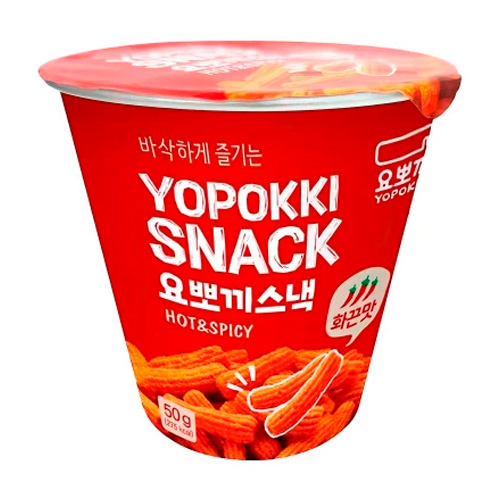 Снек Yopokki Hot & Spicy  стакан 50гр
